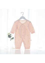 Spring Autumn Newborn Baby Romper Soild Color Baby Clothes Girl Rompers Cotton Jumpsuit Baby Half Sleeve Infant Boys Romper