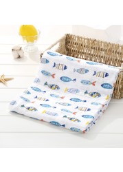 120cm*110cm 2 Layer Muslin Blanket Muslin Bamboo Baby Swaddle Blankets Newborn Baby Muslin Battaniye