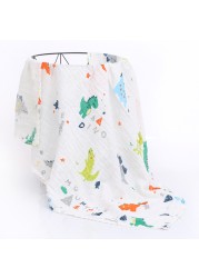 120cm*110cm 2 Layer Muslin Blanket Muslin Bamboo Baby Swaddle Blankets Newborn Baby Muslin Battaniye