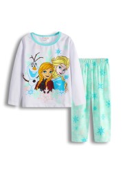 New Children's Rapunzel Clothing Set Boys Sleepwear Clothes Kids Pajamas Set Baby Girls Cotton Pajamas Cartoon Pajamas