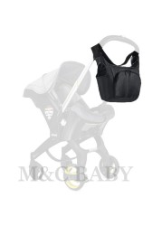Storage Bag Essentials Bag Compatible With Donna/Foofoo Infant Car Seat Stroller Mom Bag Black Color