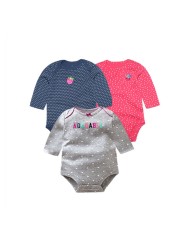 3pcs/lot Newborn Baby Underwear Set 100% Cotton Baby Boys Girls Pajamas Infant Clothes Long Sleeve Underwear Baby Clothes