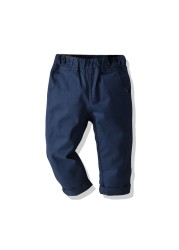 Spring and Autumn Baby Trousers Boys Cotton Trousers for Baby Boys Thin White Black Baby Pants Casual Clothes Boys Pants