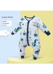 Baby Sleeping Bag Cartoon Infantil Spring Autumn For Cotton Toddler Sleeping Bag Baby Bed Slapzack Soft Kids Pajamas Jumpsuit