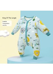 Baby Sleeping Bag Cartoon Infantil Spring Autumn For Cotton Toddler Sleeping Bag Baby Bed Slapzack Soft Kids Pajamas Jumpsuit