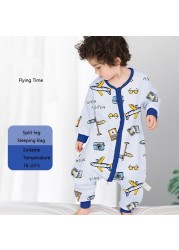 Baby Sleeping Bag Cartoon Infantil Spring Autumn For Cotton Toddler Sleeping Bag Baby Bed Slapzack Soft Kids Pajamas Jumpsuit