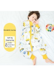 Baby Sleeping Bag Cartoon Infantil Spring Autumn For Cotton Toddler Sleeping Bag Baby Bed Slapzack Soft Kids Pajamas Jumpsuit