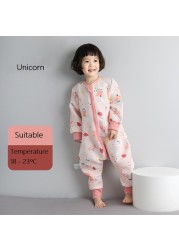 Baby Sleeping Bag Cartoon Infantil Spring Autumn For Cotton Toddler Sleeping Bag Baby Bed Slapzack Soft Kids Pajamas Jumpsuit