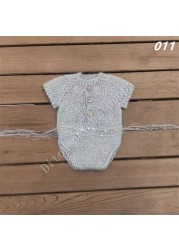 Newborn Photography Accessories Hand Knitted Newborn Headband and Panties Skirt