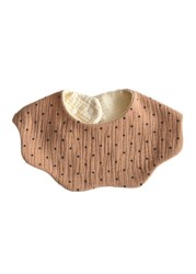 360 Degree Rotation Baby Burp Cloth Flower Shape Feeding Bib Bandana Scarf 5 Layers Pure Cotton Absorbent Saliva Towel