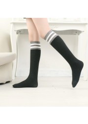 Kids Boys Toddlers Girls Socks Knee High Long Soft Cotton Baby Socks Stripped Children Socks School Clothes 4-9 Years