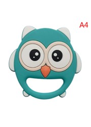 Baby Silicone Teether Christmas Tree Sika Deer Baby Fidget Toys Snowflake Pacifier Chain Food Grade Silicone Baby Accessories