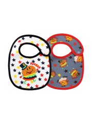 2pcs/lot infant new cartoon animal pure cotton absorbent comfortable baby bib boys and girls soft three-layer saliva towel