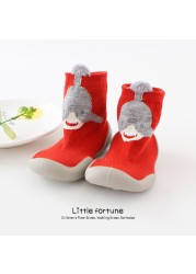 Baby Boy Girl Shoes Autumn Winter Spring Infant Nonslip Sock Baby Soft Rubber Sole Sock Toddler Shoes Anti-slip Floor Socks Shoes