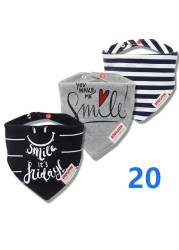 3pcs Organic Cotton Baby Gauze Scarf Burp Cloth Bandana Bibs Newborn Baby Boy Infant Girl Toddler Winter Scarf Waterproof Bib