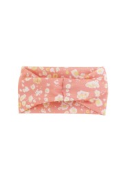 Baby Hair Band Age Headband Floral Print Turban Expanding Elastic Hair Band Head Wrap Children Toddler Headwear Decorations