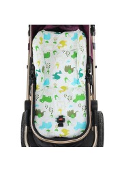 Cotton Baby Stroller Seat Cushion Cartoon Baby Feeding Highland Pillows Cushion Infant Pushchair Mat Universal Stroller Accessories