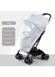 Baby Stroller Mosquito Net Full Cover Universal Pram Anti Mosquito Net High Quality Summer Pushchair Mosquito Net Breathable