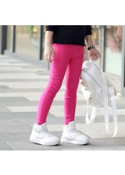 Girls Leggings, Spring-Autumn 2019, Pencil Pants, Girls Leggings, Candy Color, 2-12 Years