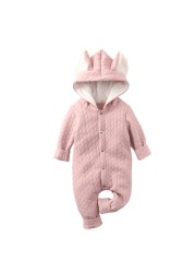 Bobora Baby Clothes Long Sleeve Newborn Baby Clothes Spring Baby Boys Girls Hooded Clothes Size 0-18M