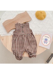 Autumn Baby Jumpsuit 0-24M Sleeveless Knitted Cotton Baby Boy Rompers Solid Newborn Kids Clothes Baby Girl Winter Playsuit