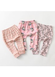 3pcs/lot Baby Pants Leggings Autumn White Black Baby Leggings Winter 100% Cotton Casual Girl Pants Baby Pants Boy Pants