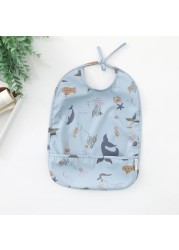 Korea Baby Boy Cartoon Bibs Newborn Girls Boys Lovely Burp Cloths Cute Pattern Infant Fashion Kids Accessories