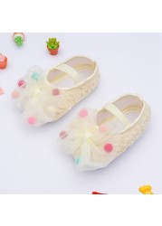 Children's shoes, princess shoes, soft and comfortable, non-slip, fashionable, with a bow, autumn collection