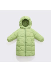 Russian Winter Baby Boys Jackets Hooded Warm Down Coat For Kids Outerwear Fashion Children Jackets Teenage Girls Clothes