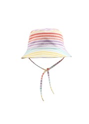 Spring Summer Children's Sunshade Bucket Cap Colorful Big Brimmed Baby Cotton Casual Hat