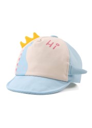 Spring summer new cute infant baseball cap dinosaur crown sun hat boys girls cotton hat