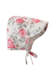 1PC Spring Summer Baby Cotton Floral Printing Sun Hat Infant Wide Brimmed Bonnet Outdoor UV Protection Beach Bucket