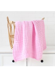 Blanket Customize Bebe Name 6 Layer Baby Bath Towel Cotton Bedding Organic Baby Blanket Newborn Muslin Swaddle Quilt