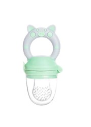 Baby Pacifier Feeder Cute Cartoon Baby Fresh Food Teether Infant Handle Fruit Feeding Nipple Bitable With Chian Pacifier