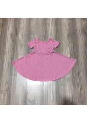 Summer dress for baby girls, solid color