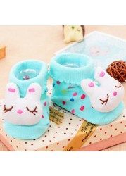 Baby Socks Newborn Cartoon Animal Floor Socks Anti Slip Kids Cotton Shoes Boots Autumn Winter Socks for Children Boy Girls Socks