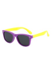 Summer Round Polarized Kids Sunglasses Silicone Flexible Safety Children Sunglasses Fashion Boys Girls Shades Eyewear UV400