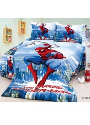 Disney Kids New Captain America The Avengers Spiderman Baby Bedding Set Twin Single Duvet Cover Pillowcase For Boys Children Gift