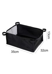 Baby Stroller Organizer Storage Bag Pram Bottom Portable Carriage Bottle Cup Holder for Buggy Hanging Black Basket Accessories