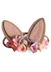 Big Ears Rabbit Headband Kids Easter Gift Bunny Easter Party Welcome Spring Happy Easter Home Decor Girl Rabbit Decor