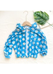 Summer Sun Protection Jacket for Girls Breathable Kids Coats Mesh Baby Jacket Toddler Windbreak Teen Outwear Children Clothes