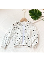 Summer Sun Protection Jacket for Girls Breathable Kids Coats Mesh Baby Jacket Toddler Windbreak Teen Outwear Children Clothes