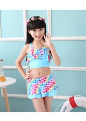 Summer Baby Girls Bathing Suit Girls One Piece Swimsuit Girls Open Back Bathing Suit Floral Ruffle Bathing Suit For Girls