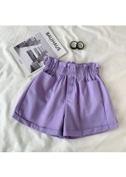 Girl Summer Short Pant Button Teen Girls Solid Shorts Kids Shorts For Girls Fashion Kids Clothes Teenager Casual Clothes