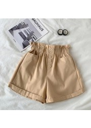 Girl Summer Short Pant Button Teen Girls Solid Shorts Kids Shorts For Girls Fashion Kids Clothes Teenager Casual Clothes