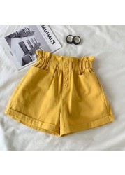 Girl Summer Short Pant Button Teen Girls Solid Shorts Kids Shorts For Girls Fashion Kids Clothes Teenager Casual Clothes