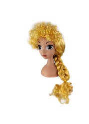 Encanto Girls Hair Accessories Elsa Accessories Gloves Wand Jewelry Set Crown Airel Wig Braid Princess Dress Christmas Party