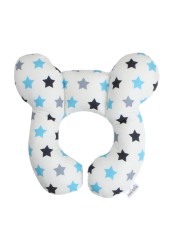 Baby U-shaped Pillow Stroller Accessories Head Shaping Pillow Newborn Baby Printed Cotton Body Support Sleep Locator Pillow