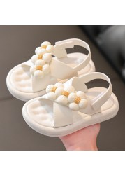 Girls Sandals Sandals 2022 Summer Children's Slippers Summer Non-slip Lightweight Water Shoes Children Flat Shoes