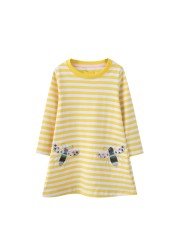 Little maven baby girls long sleeve shirt lovely cat lined cotton children's soft and comfortable casual clothes for kids 2-7 years